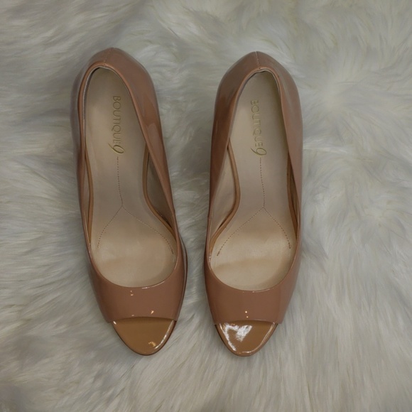 EUC Boutique 9 Nosey Platform Patent Leather Heels - Picture 6 of 8